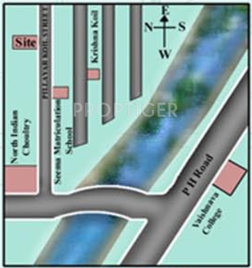egb-builders anna-nagar-1 Location Plan