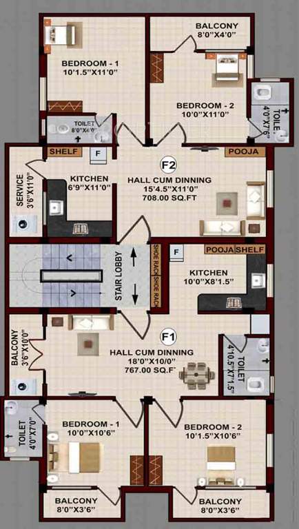 Images for Cluster Plan of JKB Sri Vedha