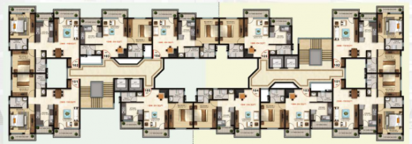 Tower K Cluster Plan bela-residency Tower K Cluster Plan