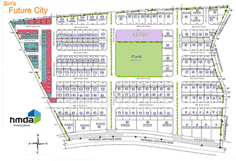 Images for Layout Plan of Siri Future City