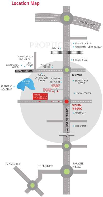 koundinya Images for Location Plan of Armsburg Koundinya