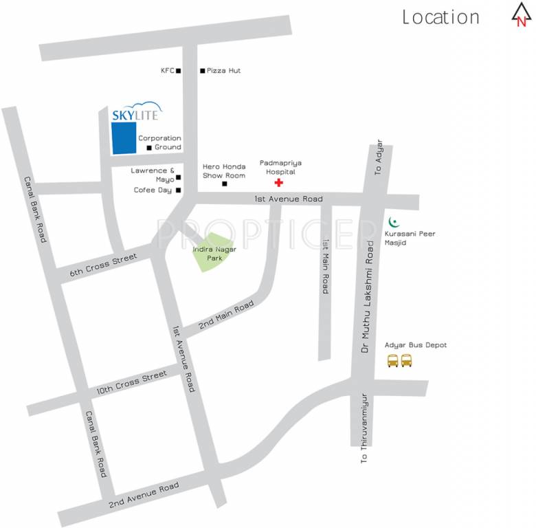 Images for Location Plan of Bhoomi and Buildings Skylite