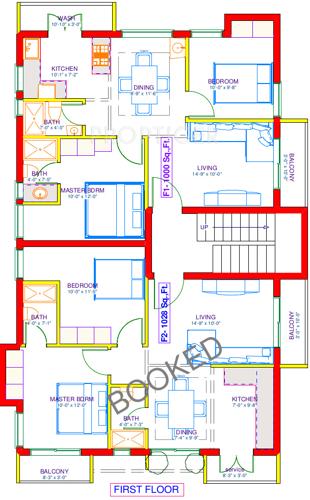 Images for Cluster Plan of Irasi Arivaham Apartment
