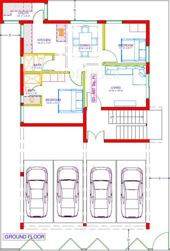 Images for Cluster Plan of Irasi Arivaham Apartment