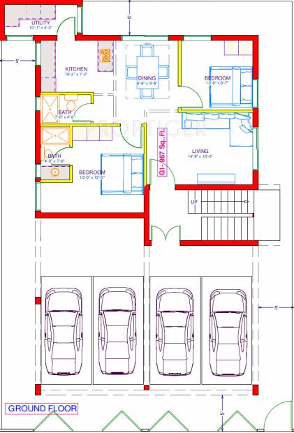 Images for Cluster Plan of Irasi Arivaham Apartment