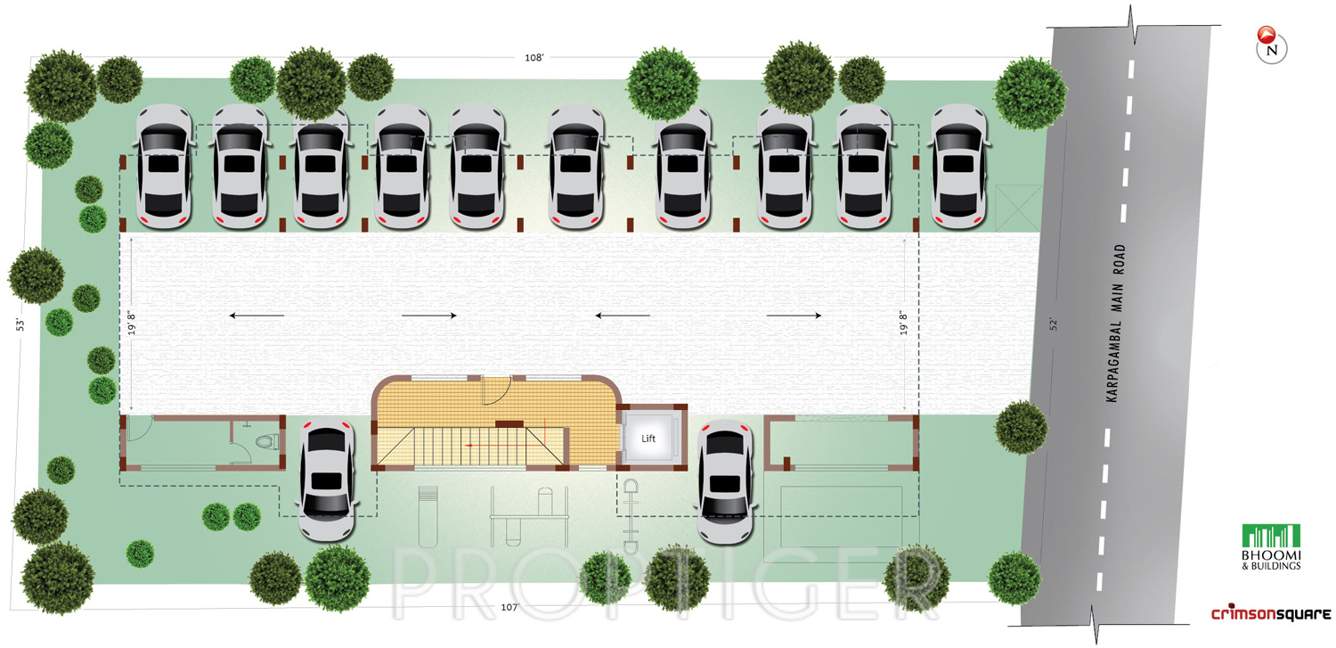 Images for Cluster Plan of Bhoomi Crimson Square