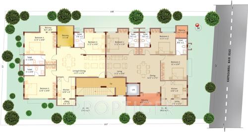 Images for Cluster Plan of Bhoomi Crimson Square