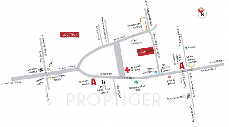 Images for Location Plan of Bhoomi Crimson Square