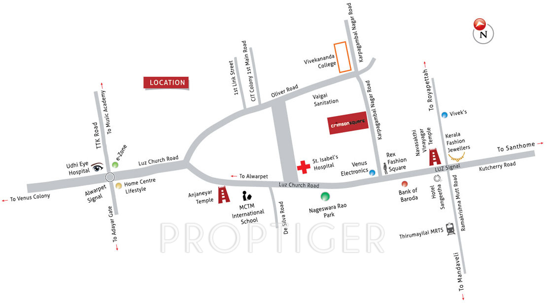 Images for Location Plan of Bhoomi Crimson Square
