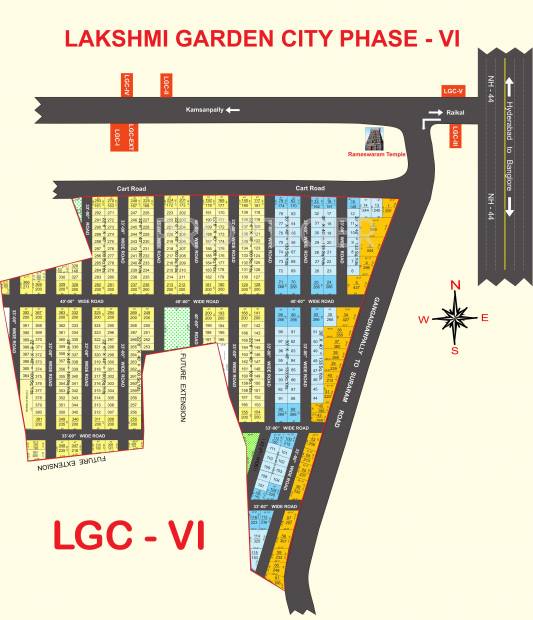 Images for Layout Plan of Sree Durga Lakshmi Garden City Phase VI
