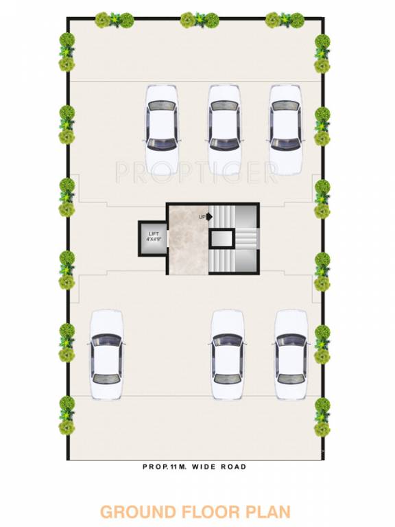 Images for Cluster Plan of Raj Apartment