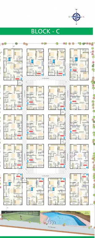 metro heights Block C Cluster Plan