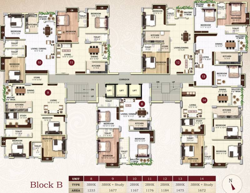  padmalaya Block B Cluster Plan