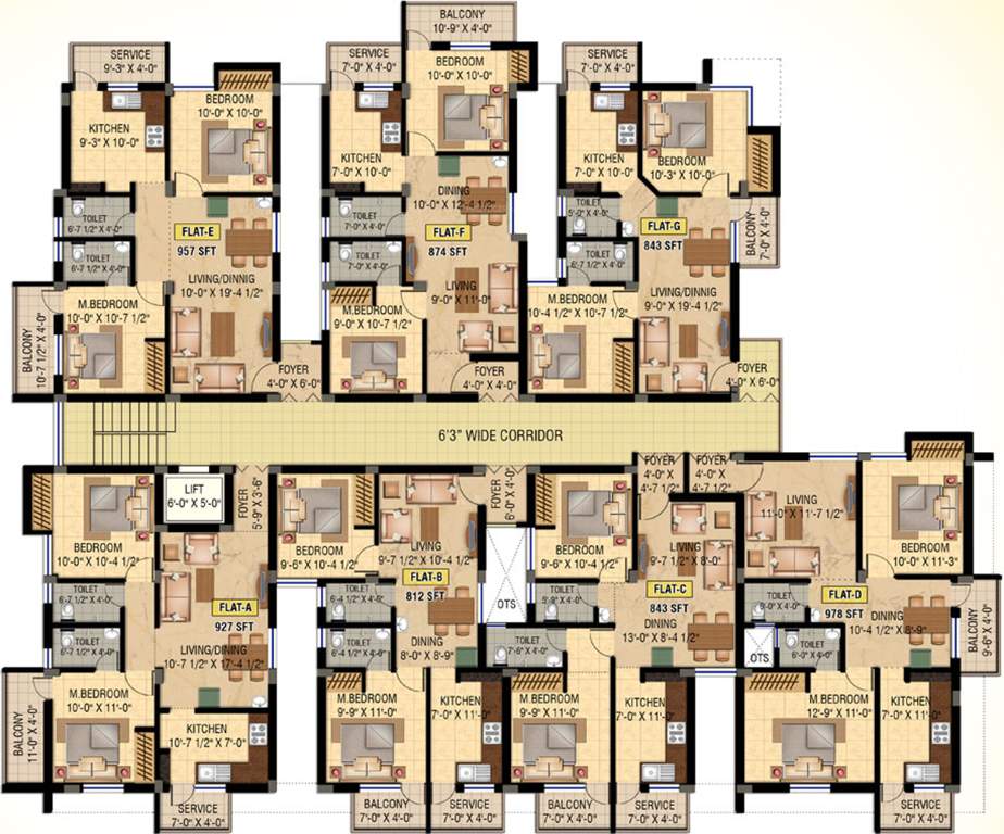 Images for Cluster Plan of Khurinji Japonica