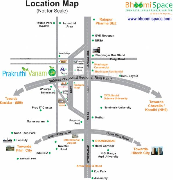 Images for Location Plan of Bhoomi Prakruthi Vanam