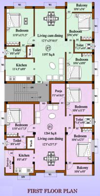 Images for Cluster Plan of Naveen Jayalakshmi Castle