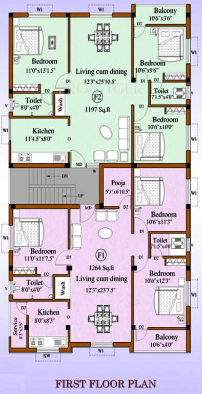 Images for Cluster Plan of Naveen Jayalakshmi Castle