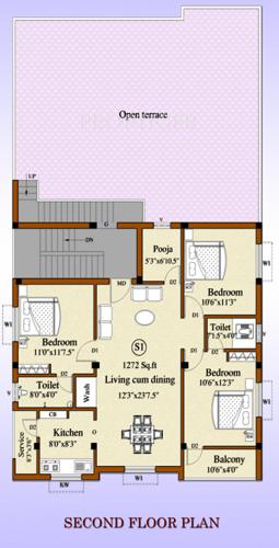 Images for Cluster Plan of Naveen Jayalakshmi Castle