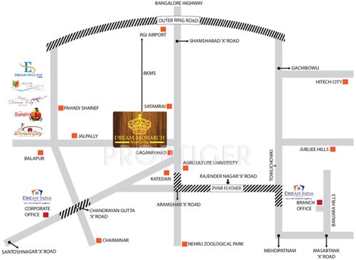 monarch Images for Location Plan of Dream India Monarch