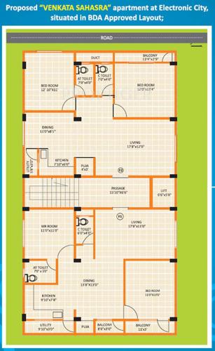 Images for Cluster Plan of Celebrity Structure Venkata Sahasra