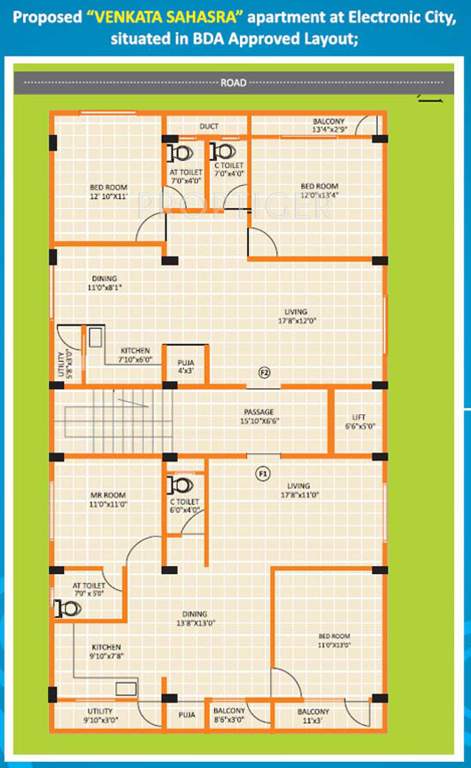 Images for Cluster Plan of Celebrity Structure Venkata Sahasra