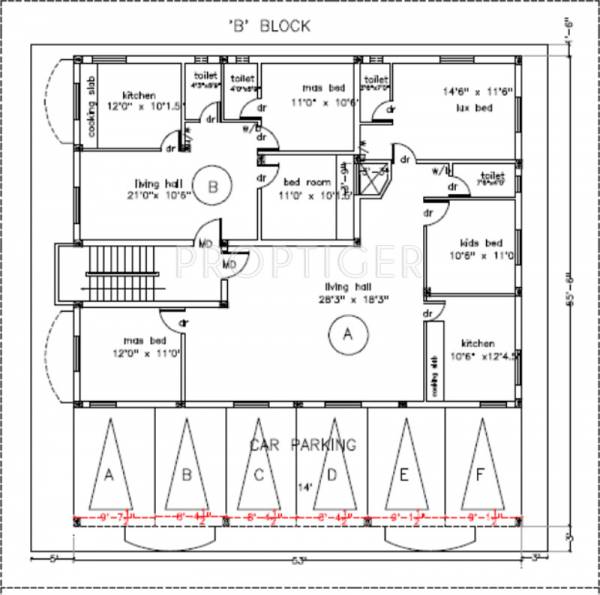 malainur-properties manasarover Manasarover Cluster Plan for 1st Floor