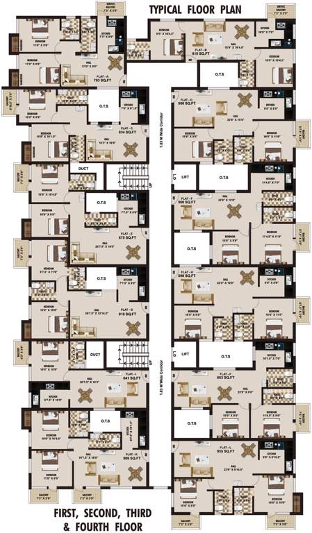 sunshine Images for Cluster Plan of Pawan Sunshine