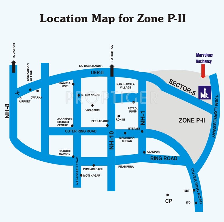  marvelous residency Images for Location Plan of Samadhan Marvelous Residency