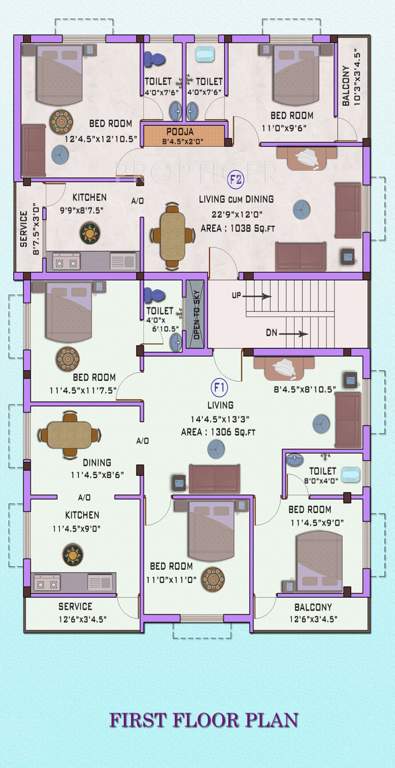 Images for Cluster Plan of Naveen Amutha Park