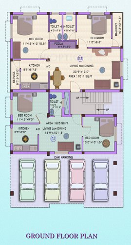 Images for Cluster Plan of Naveen Amutha Park