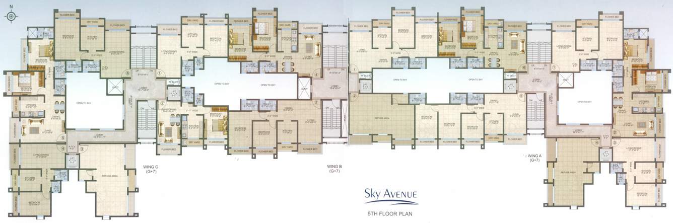 Images for Cluster Plan of Shreeji Sky Avenue