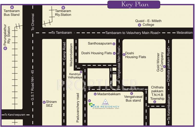 Images for Location Plan of Chennai Estates Marigold