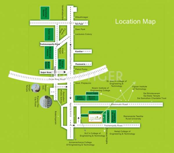 Images for Location Plan of Sreemitra Sai Soudha