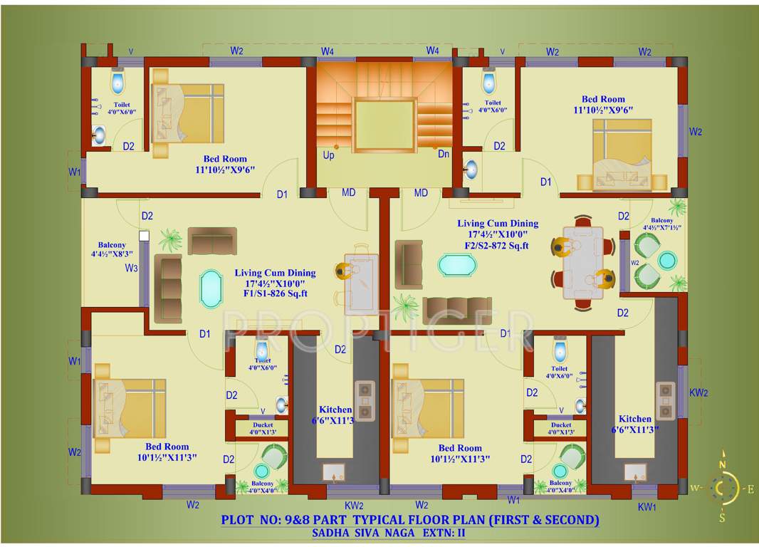 Images for Cluster Plan of Chennai Estates Sun Flower