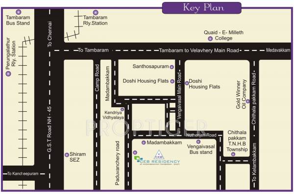 Images for Location Plan of Chennai Estates Sun Flower