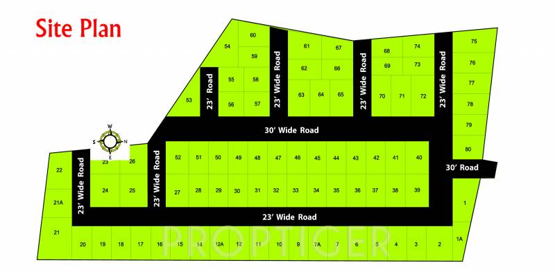  pranav-orchid Images for Site Plan of Right Angle Properties Pranav Orchid