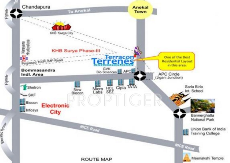 terracon-projects terrenes Location Plan