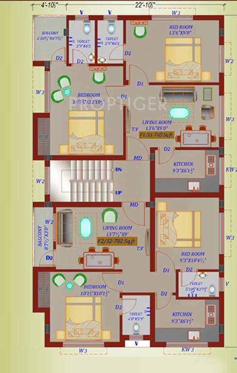 Images for Cluster Plan of Chennai Nest