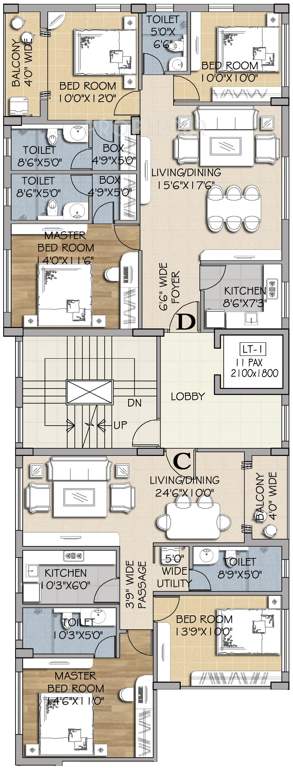 Images for Cluster Plan of Tirumala Tiru Casa