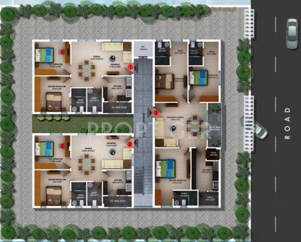 Images for Cluster Plan of Edifice Tulip