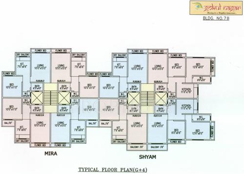  gokul-nagar Images for Cluster Plan of Five Gokul Nagar