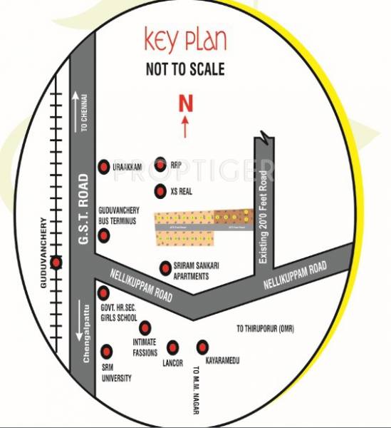 Images for Location Plan of KSR Land Sarathi Nagar