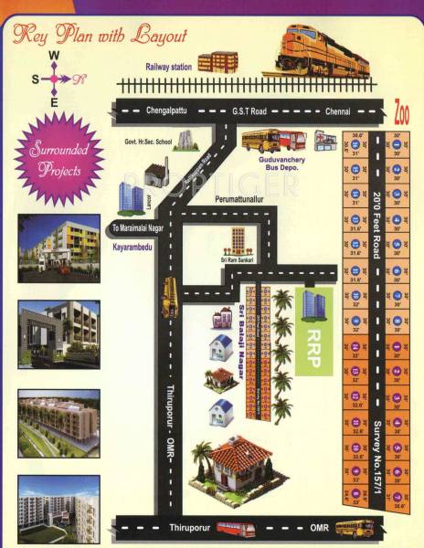 Images for Location Plan of KSR Land Sri Balaji Nagar