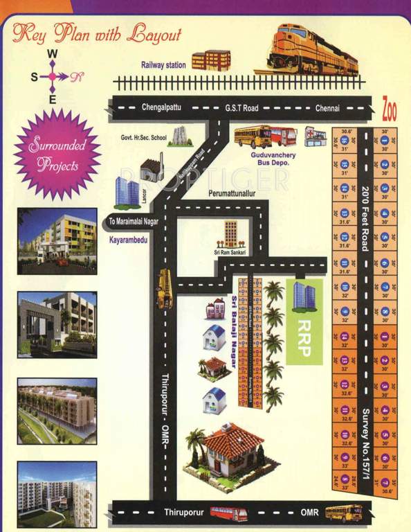 Images for Location Plan of KSR Land Sri Balaji Nagar