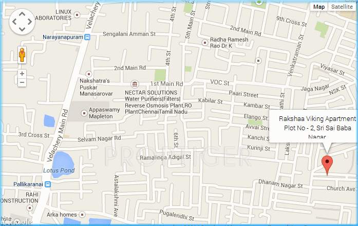rakshaa builders viking Location Plan