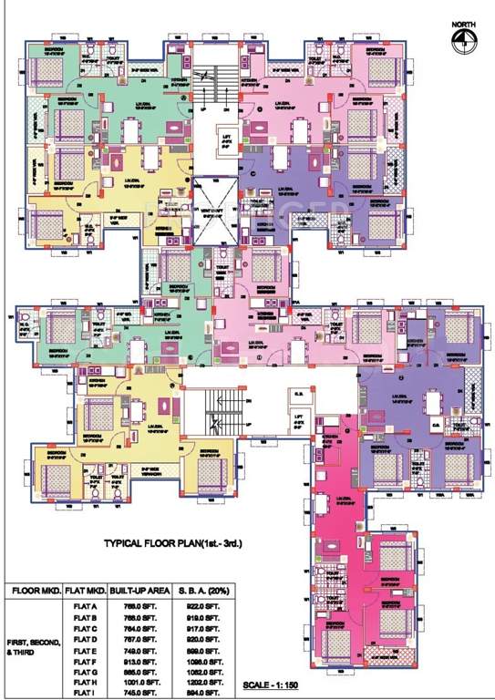  greens Images for Cluster Plan of Maruti Greens
