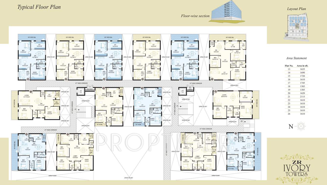  ivory towers Images for Cluster Plan of ZR Ivory Towers
