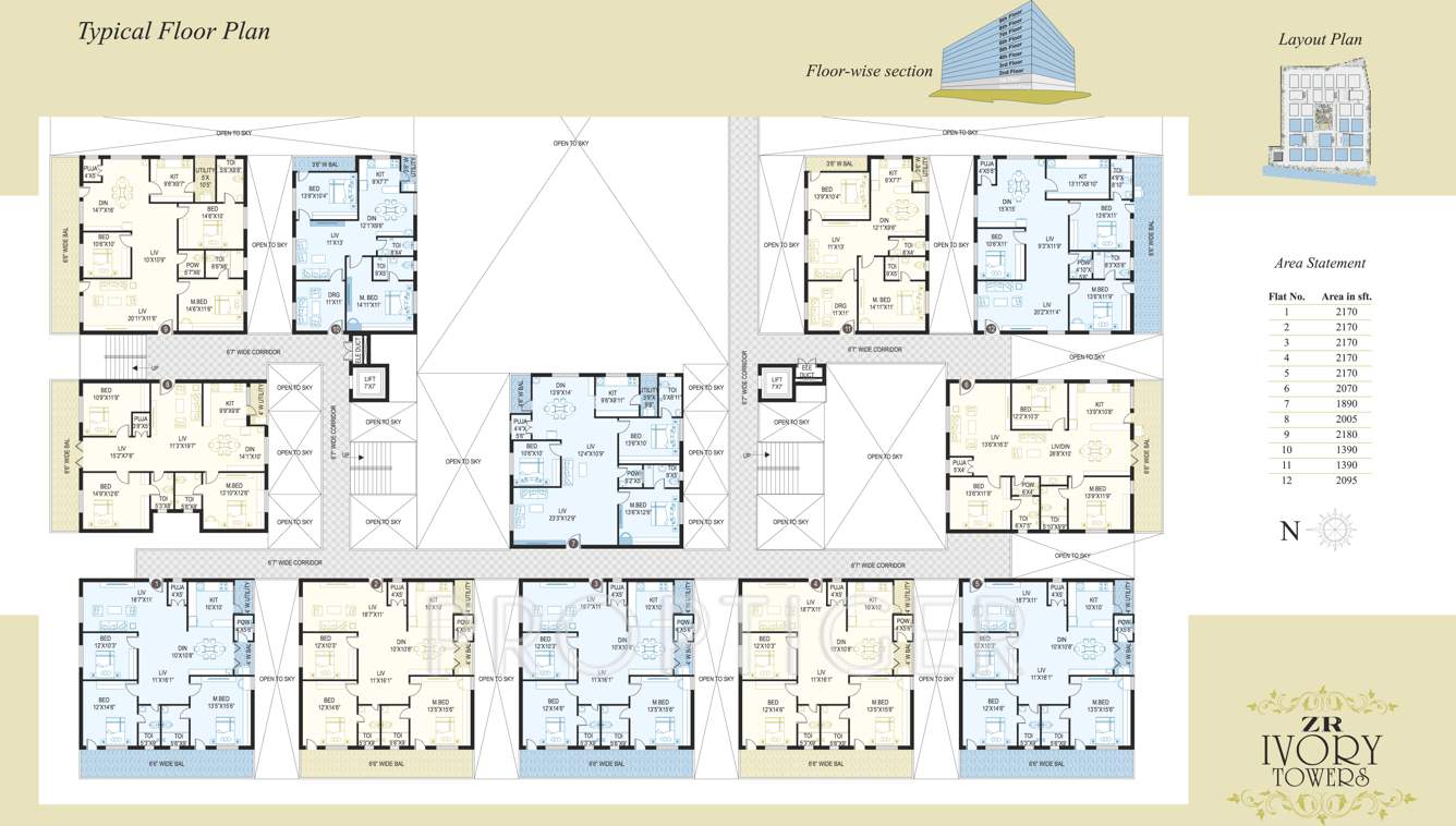  ivory towers Images for Cluster Plan of ZR Ivory Towers