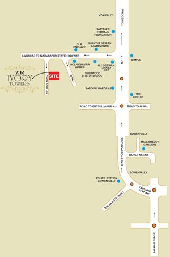  ivory-towers Images for Location Plan of ZR Ivory Towers