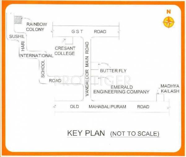 arrummula-constructions-pvt-ltd sree-raja-rajeswari-tower Location Plan